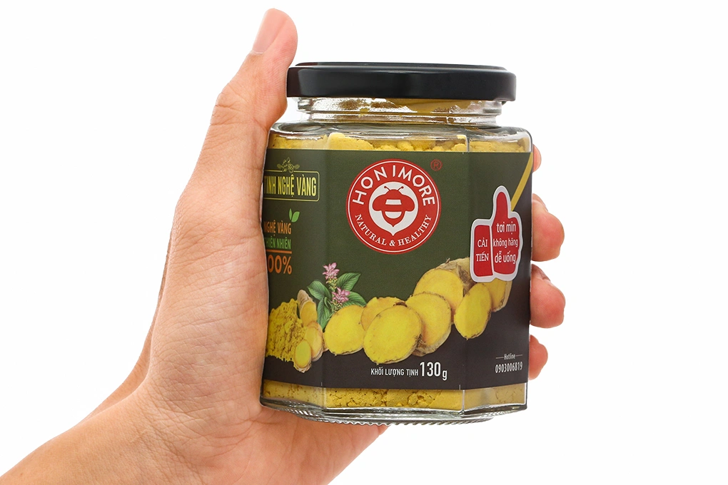 Tinh nghệ vàng Honimore lọ 130g - 5